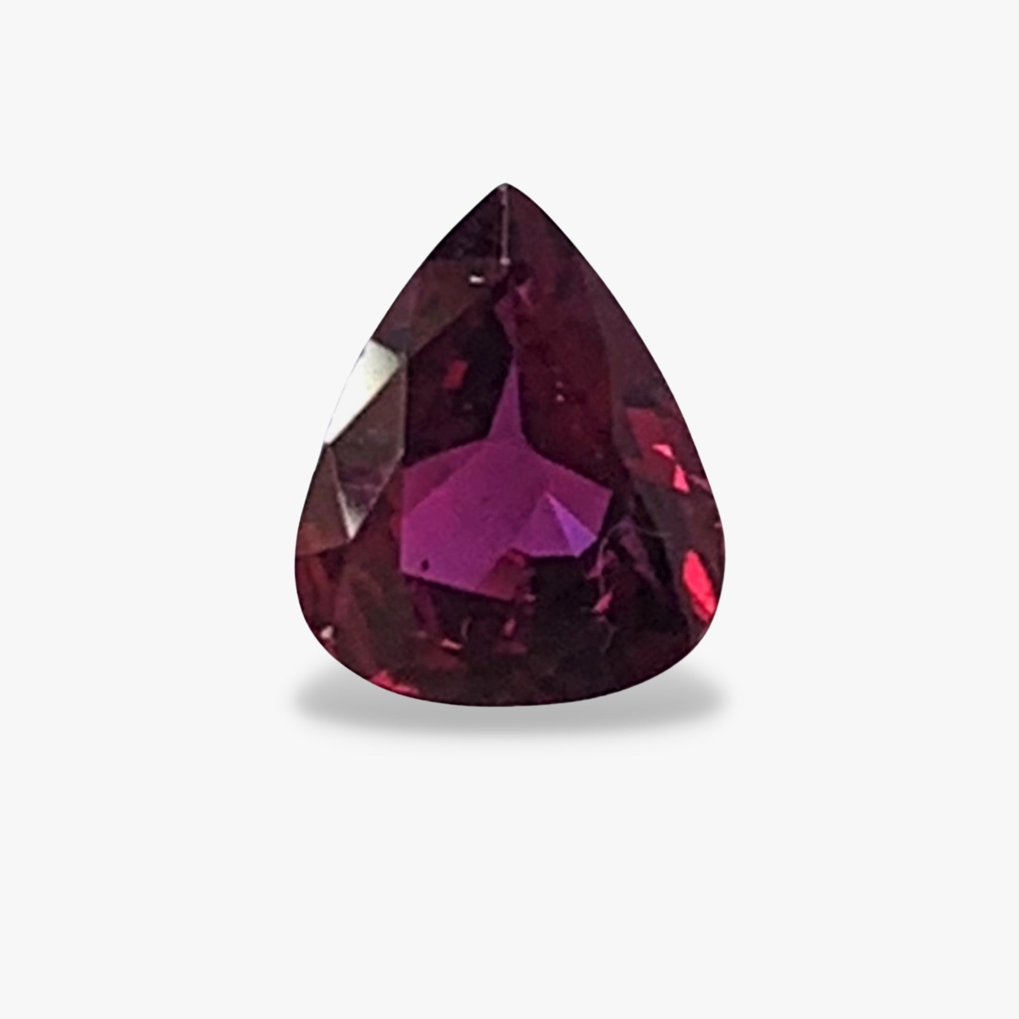 3.11 Carat Pear-Shaped Unheated Thai Ruby