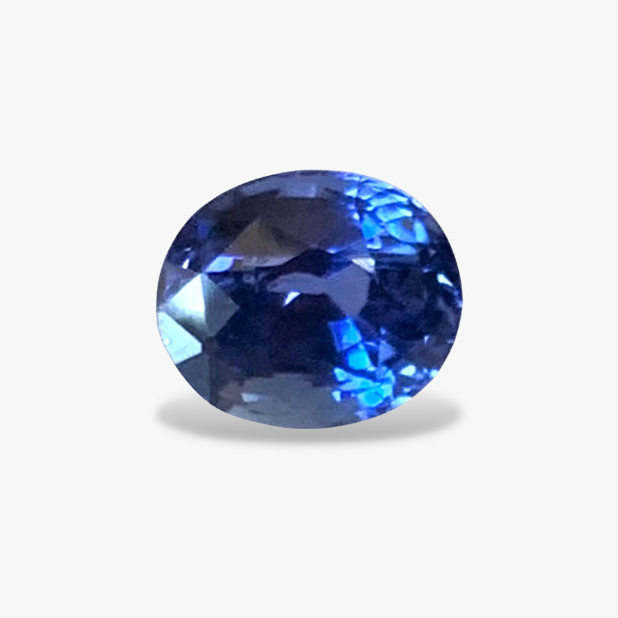 5.55 Carat Oval Cut Ceylon Blue Sapphire